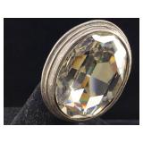 Sterling large ring. Size 7 1/4, 39.8 g TW