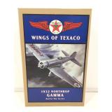Wings of Texaco model airplane. 1923 Northrop