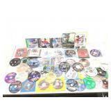 Video game disks for assorted gaming systems.