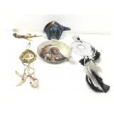 Native style decor. Dreamcatcher, plate and more.