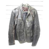 Street Legal leather riding jacket. Inside lining