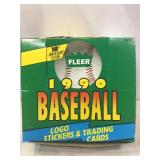 1990 fleer baseball box