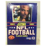 1991 score football box