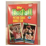 1990 Topps football box
