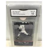 2001 upper deck gma 10 Mickey mantle