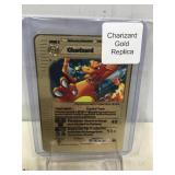 Pokemon gold metal card Charizard