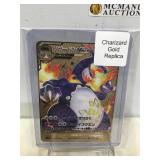 Pokemon gold metal card Vmax charizard