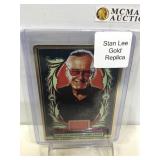 Stan lee gold metal card
