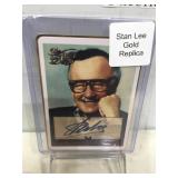 Stan lee gold metal card