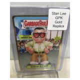 Stan lee gold metal card