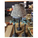 Decorative lamp palm tree candle sticks