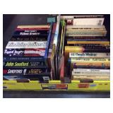 Box of books assorted titles and authors