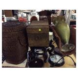 Wicker ware basket magazine rack chest and more