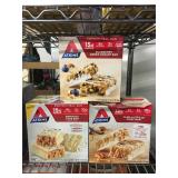 5 Atkins assorted Nutrition bars, see photos for