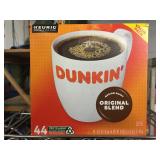 Dunkin Coffee box w/44 Capsules, see photos for