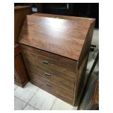Secretary desk w/3 drawers