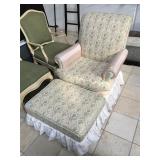 Comfy rocking chair w/ottoman