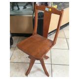 Vintage Wood chair made in Paris MFG. CO., approx