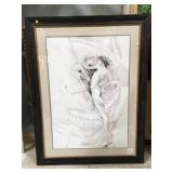 Large framed print of 