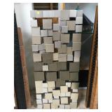 Metal wall hanging decoration, approx 4 ft tall