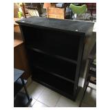 Black Bookshelf, approx over 3.5 ft tall