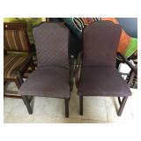 Pair of dining chairs