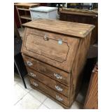 Secretary desk w/3 drawers, approx 2.5 ft long