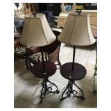 Pair of side table lamps