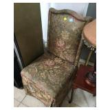 Dining chair w/studded accents