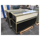 Pr display display cases with lower storage -