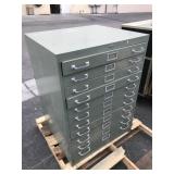 Cole-Steel Metal map cabinet organizer - approx.