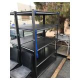 Metal shelf - approx. 6 ft tall