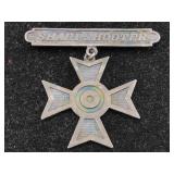 Sterling "Sharp shooter" cross. 9.5 g