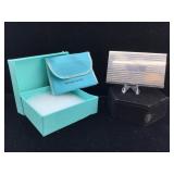 Tiffany & Co. Sterling card holder in box