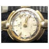 10K gold Omega watch