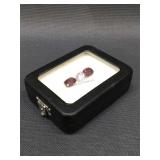 Kunzite pink and orange zircon