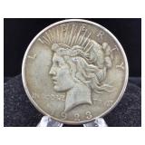 1923 S Silver peace Dollar