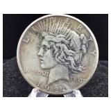 1922 S Silver Peace Dollar