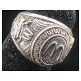 Sterling McDonalds Ring RARE sz6