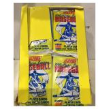 1990 score baseball wax box frank thomas rc & bo