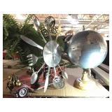 Metal Fire Truck, Clock and more