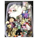 Large tub of Assorted Beanie Babies