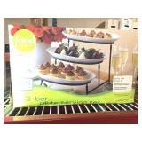 Food Network 3 tier Serving set. NIB
