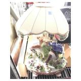 Capodimonte Light Sculpture. Damage noted