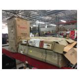 End table, nightstand on boxes