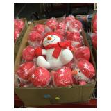 Box of Snowman plushies