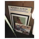 Assorted framed prints and more