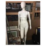 Female mannequin, approx 6 ft tall