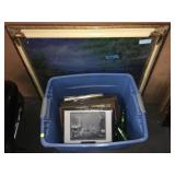 Assorted framed prints