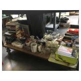 Table bottom of house hold items